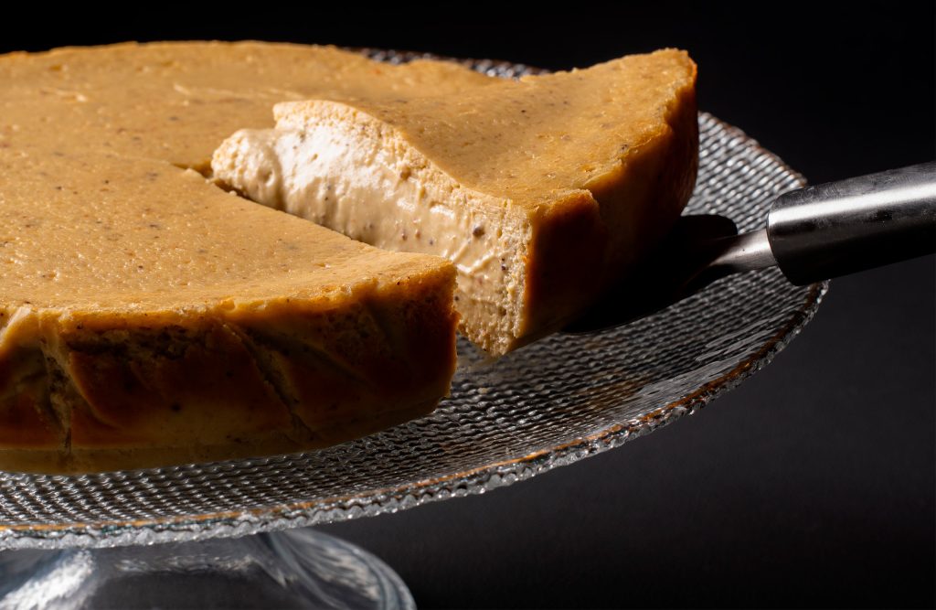 Tarta de queso de pistacho artesanal — Varguita Cheesecake